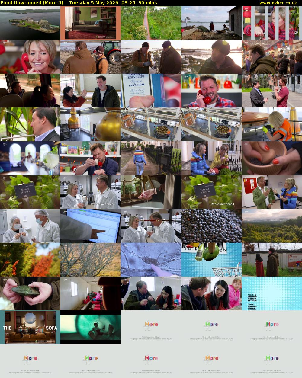 Food Unwrapped (More 4) Tuesday 5 May 2026 03:25 - 03:55
