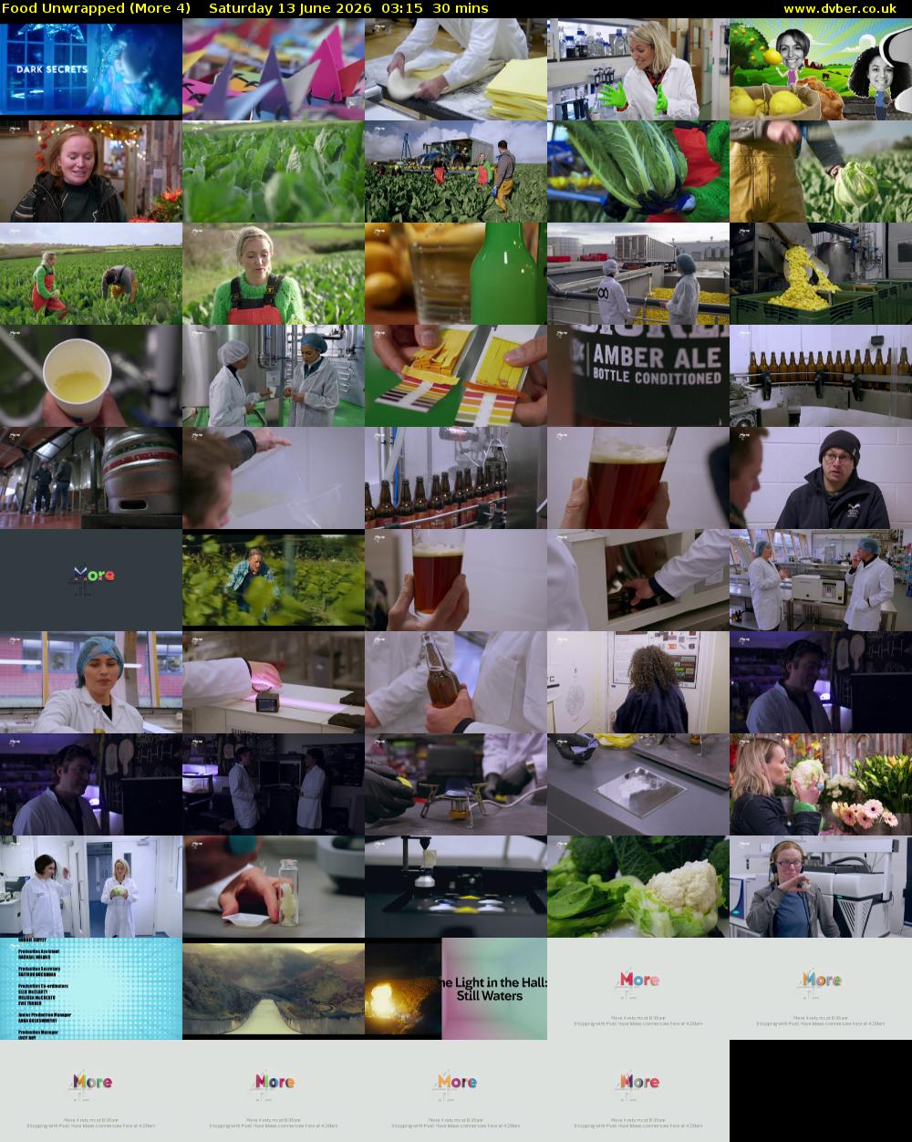 Food Unwrapped (More 4) Saturday 13 June 2026 03:15 - 03:45