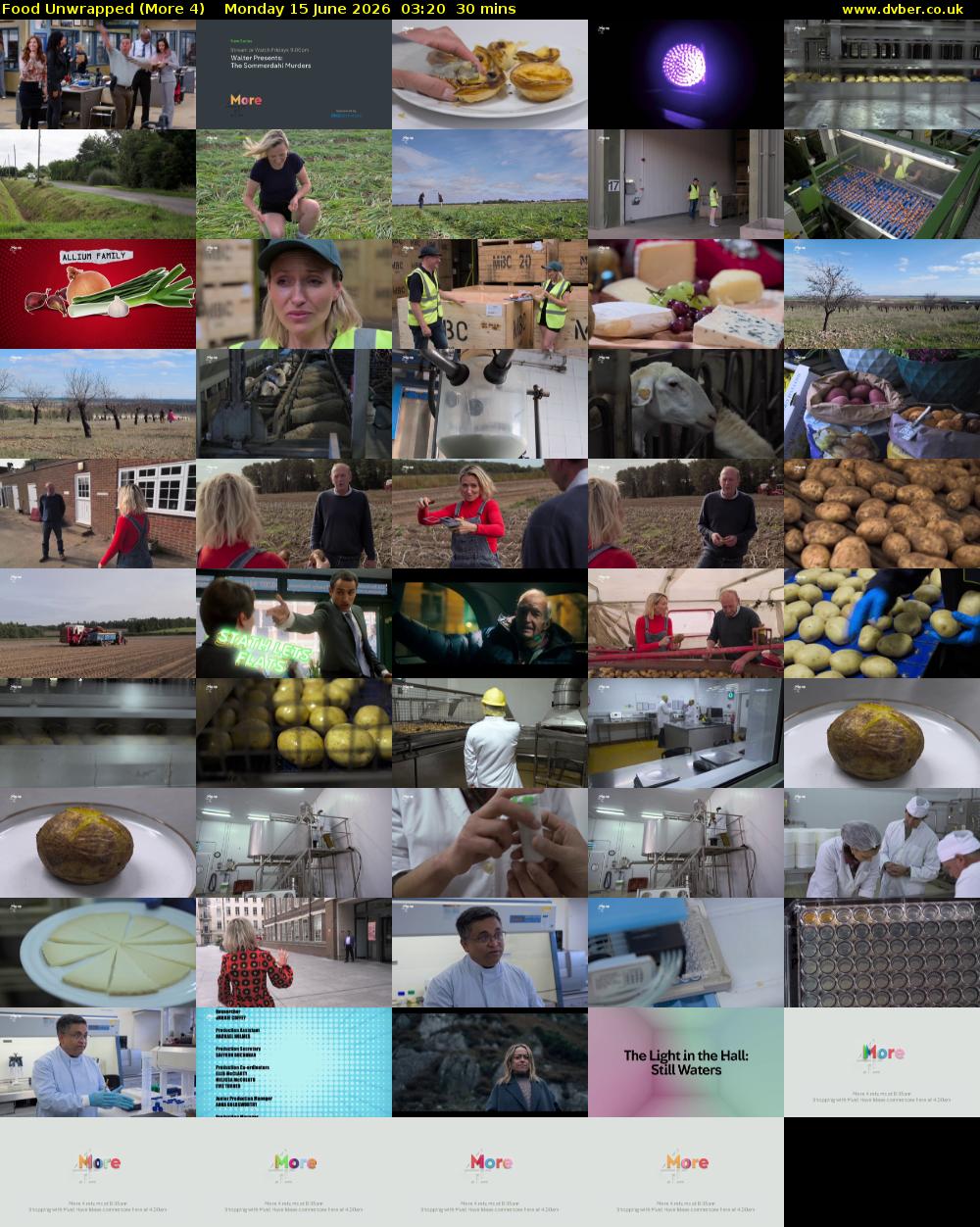 Food Unwrapped (More 4) Monday 15 June 2026 03:20 - 03:50