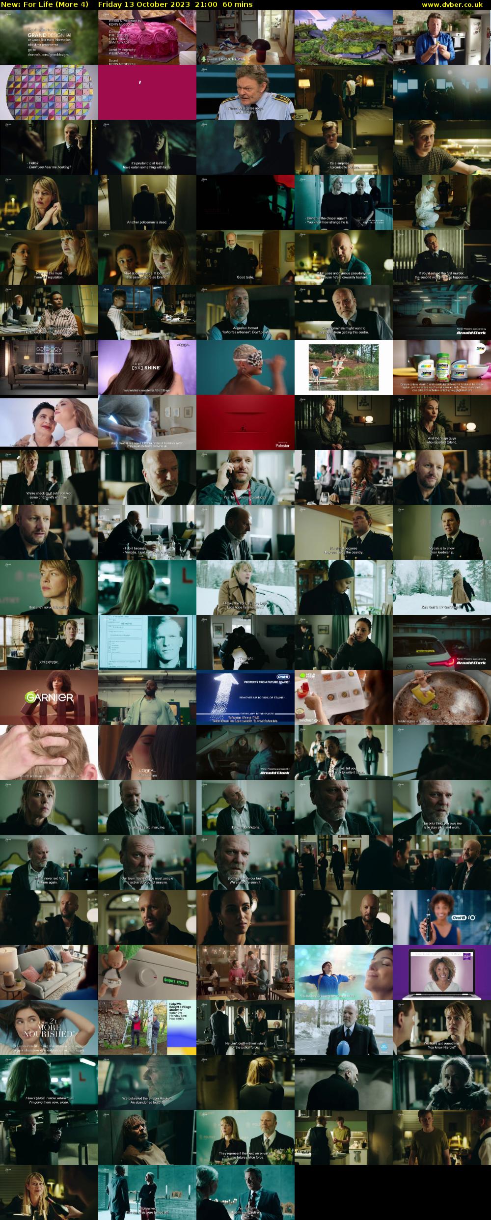 For Life (More 4) Friday 13 October 2023 21:00 - 22:00