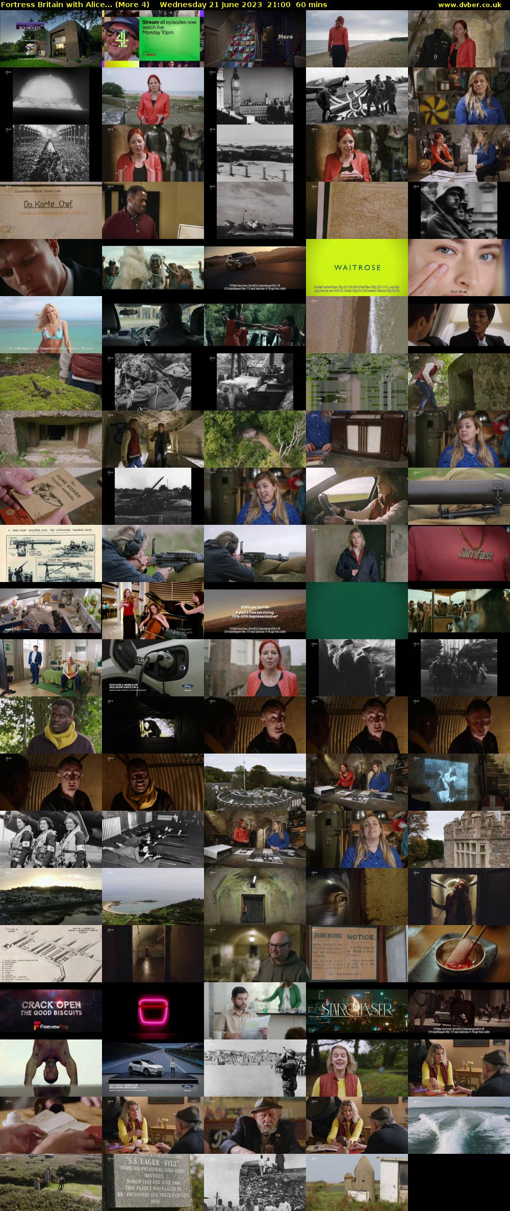 Fortress Britain with Alice... (More 4) Wednesday 21 June 2023 21:00 - 22:00
