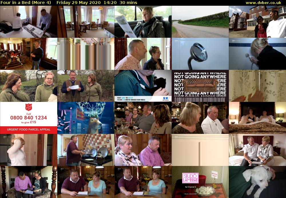 Four in a Bed (More 4) Friday 29 May 2020 14:20 - 14:50