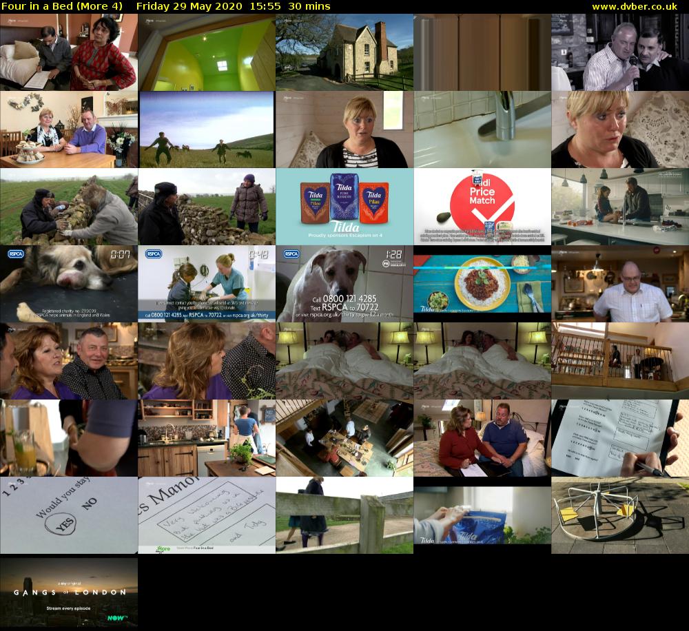 Four in a Bed (More 4) Friday 29 May 2020 15:55 - 16:25