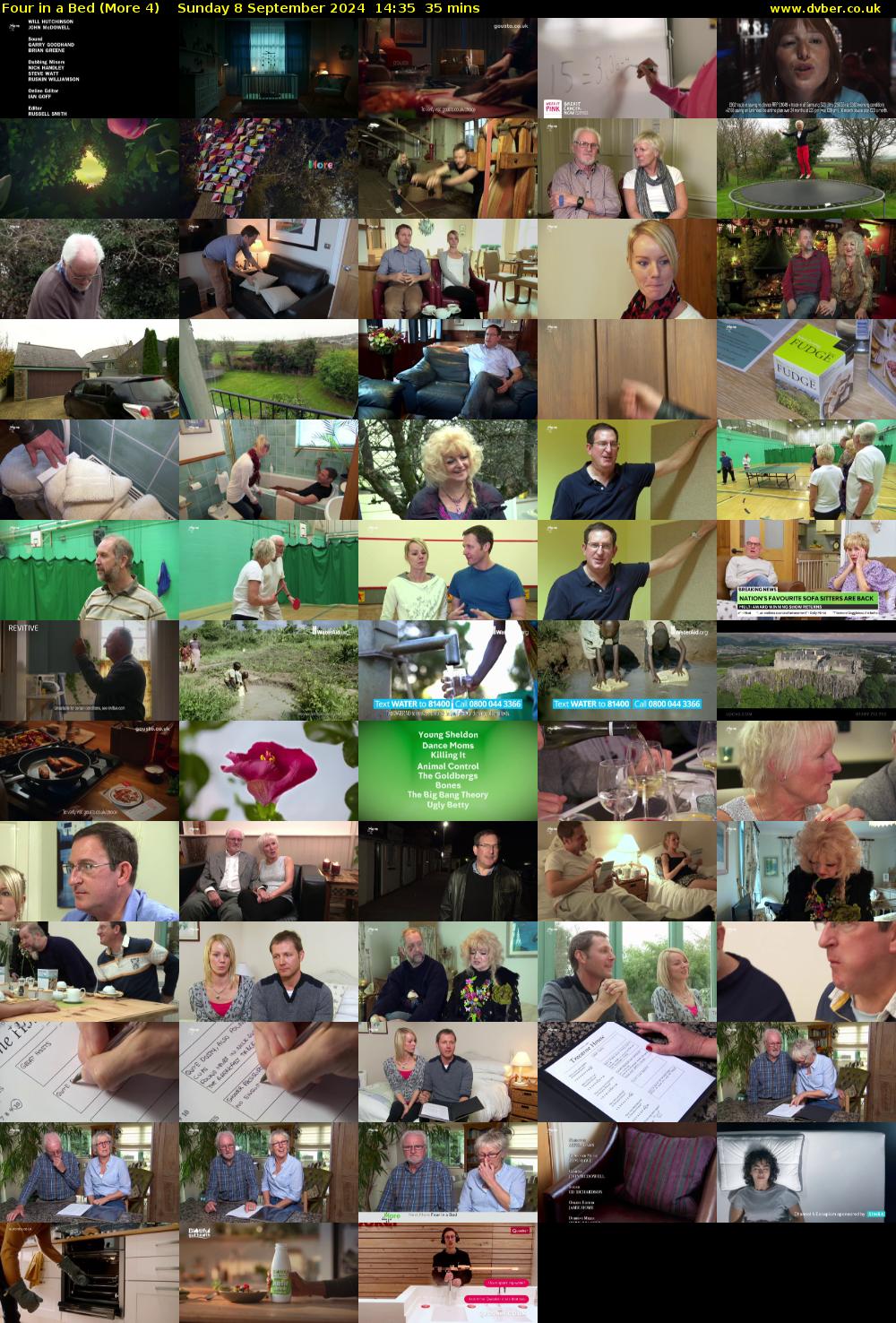 Four in a Bed (More 4) Sunday 8 September 2024 14:35 - 15:10