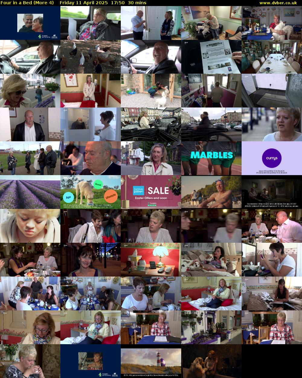 Four in a Bed (More 4) Friday 11 April 2025 17:50 - 18:20