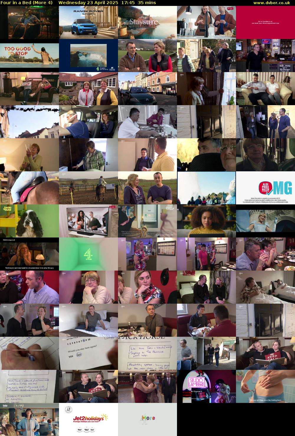 Four in a Bed (More 4) Wednesday 23 April 2025 17:45 - 18:20