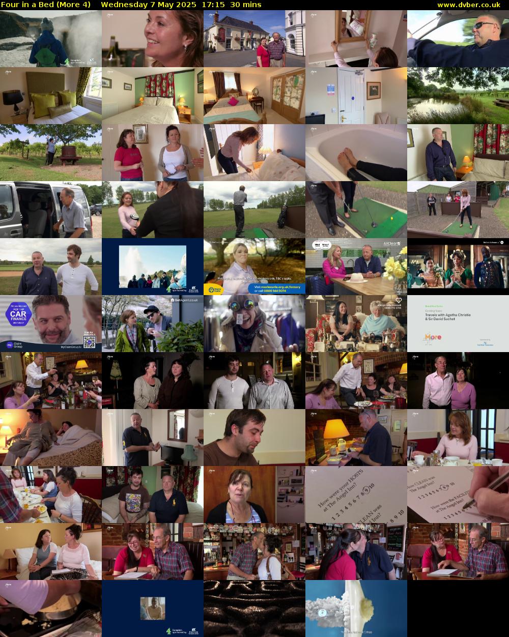 Four in a Bed (More 4) Wednesday 7 May 2025 17:15 - 17:45