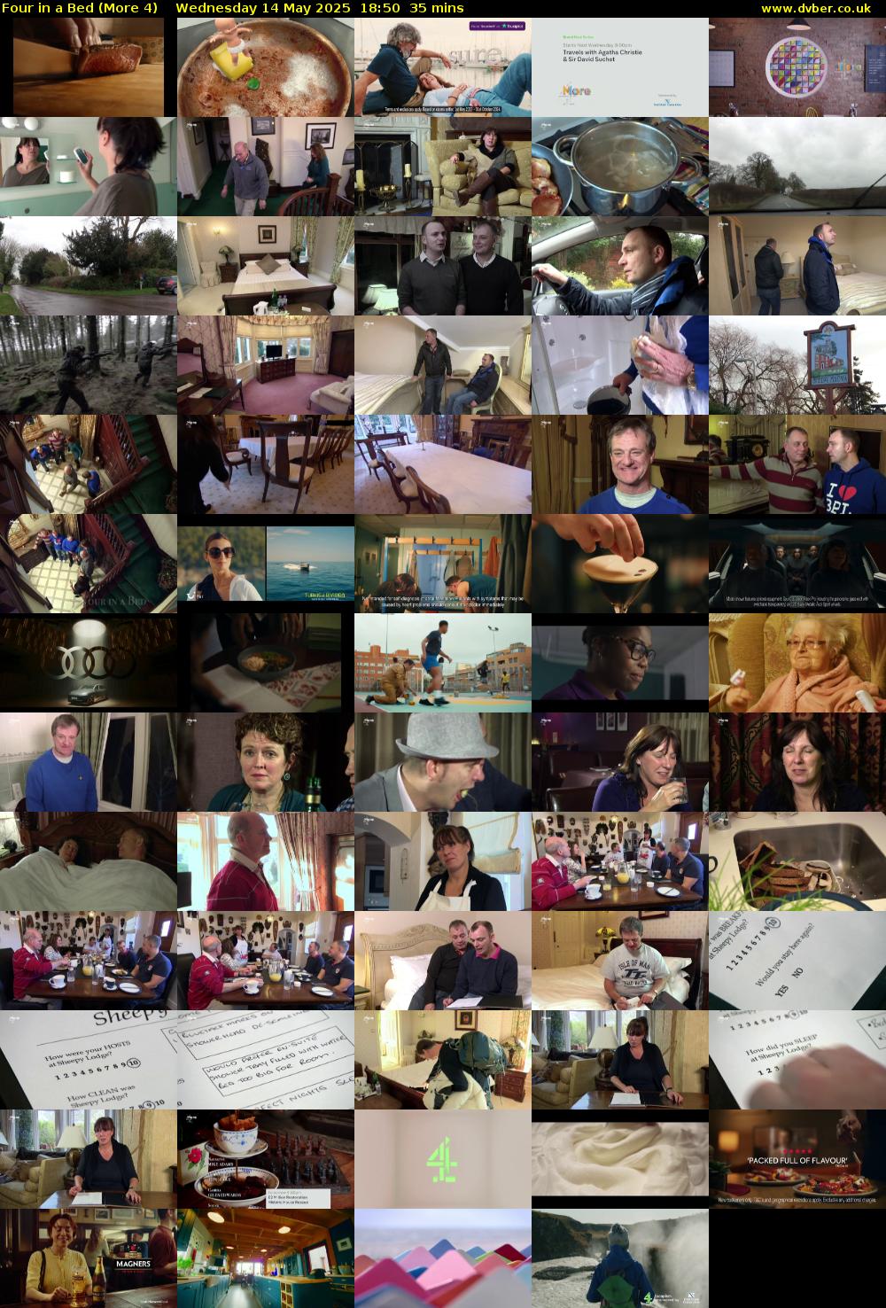 Four in a Bed (More 4) Wednesday 14 May 2025 18:50 - 19:25