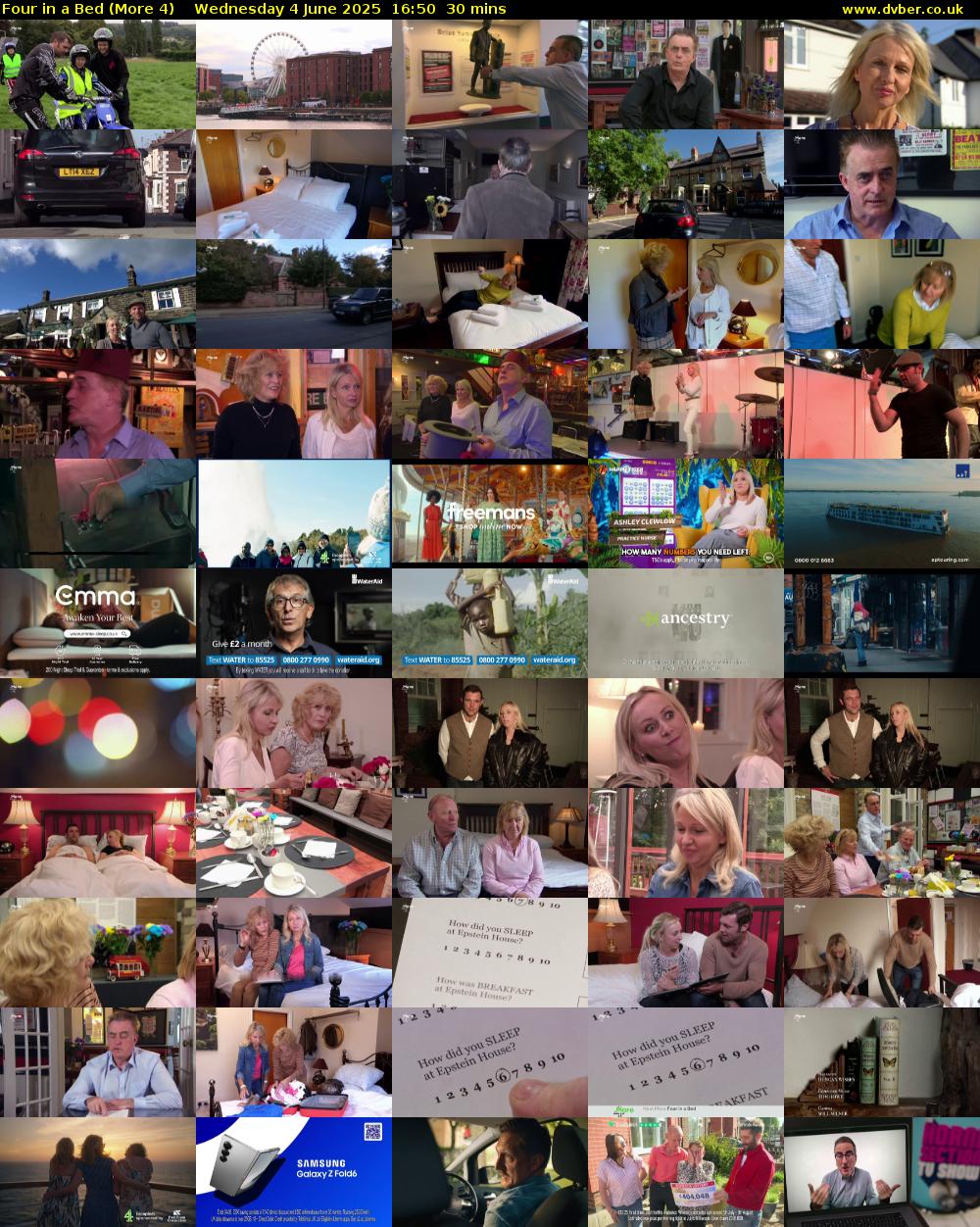Four in a Bed (More 4) Wednesday 4 June 2025 16:50 - 17:20