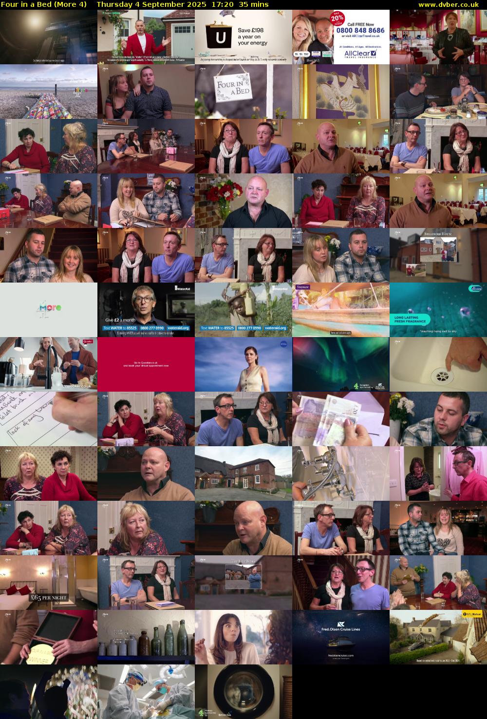 Four in a Bed (More 4) Thursday 4 September 2025 17:20 - 17:55
