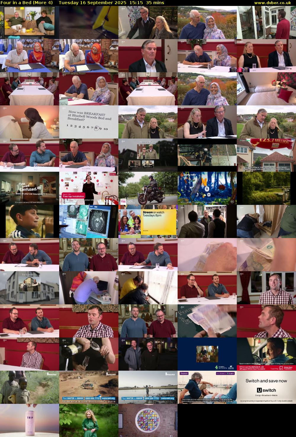 Four in a Bed (More 4) Tuesday 16 September 2025 15:15 - 15:50