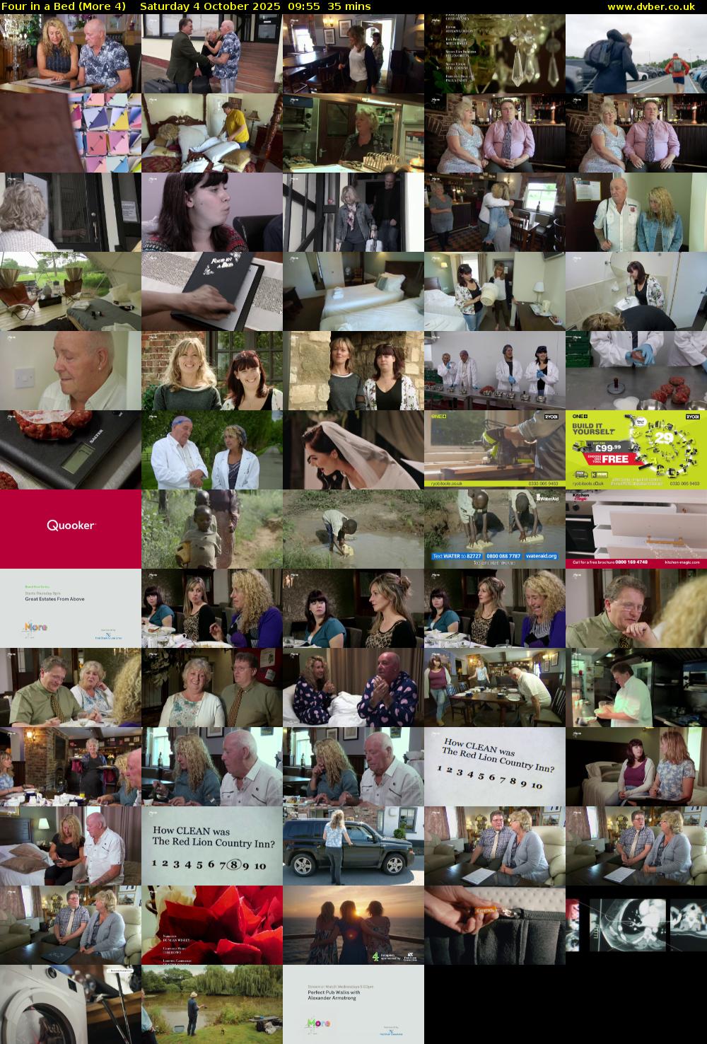 Four in a Bed (More 4) Saturday 4 October 2025 09:55 - 10:30