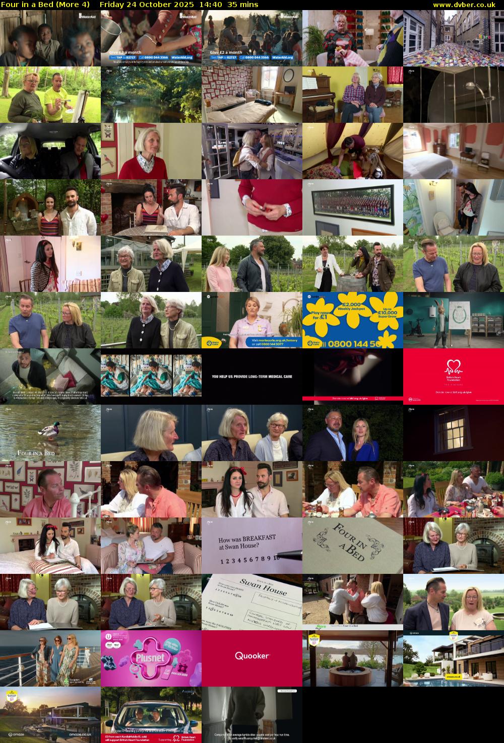 Four in a Bed (More 4) Friday 24 October 2025 14:40 - 15:15