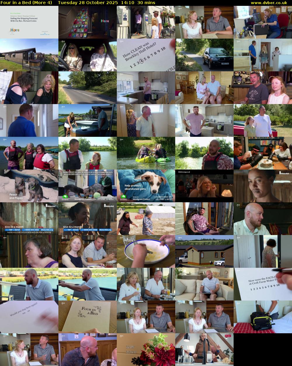 Four in a Bed (More 4) Tuesday 28 October 2025 14:10 - 14:40