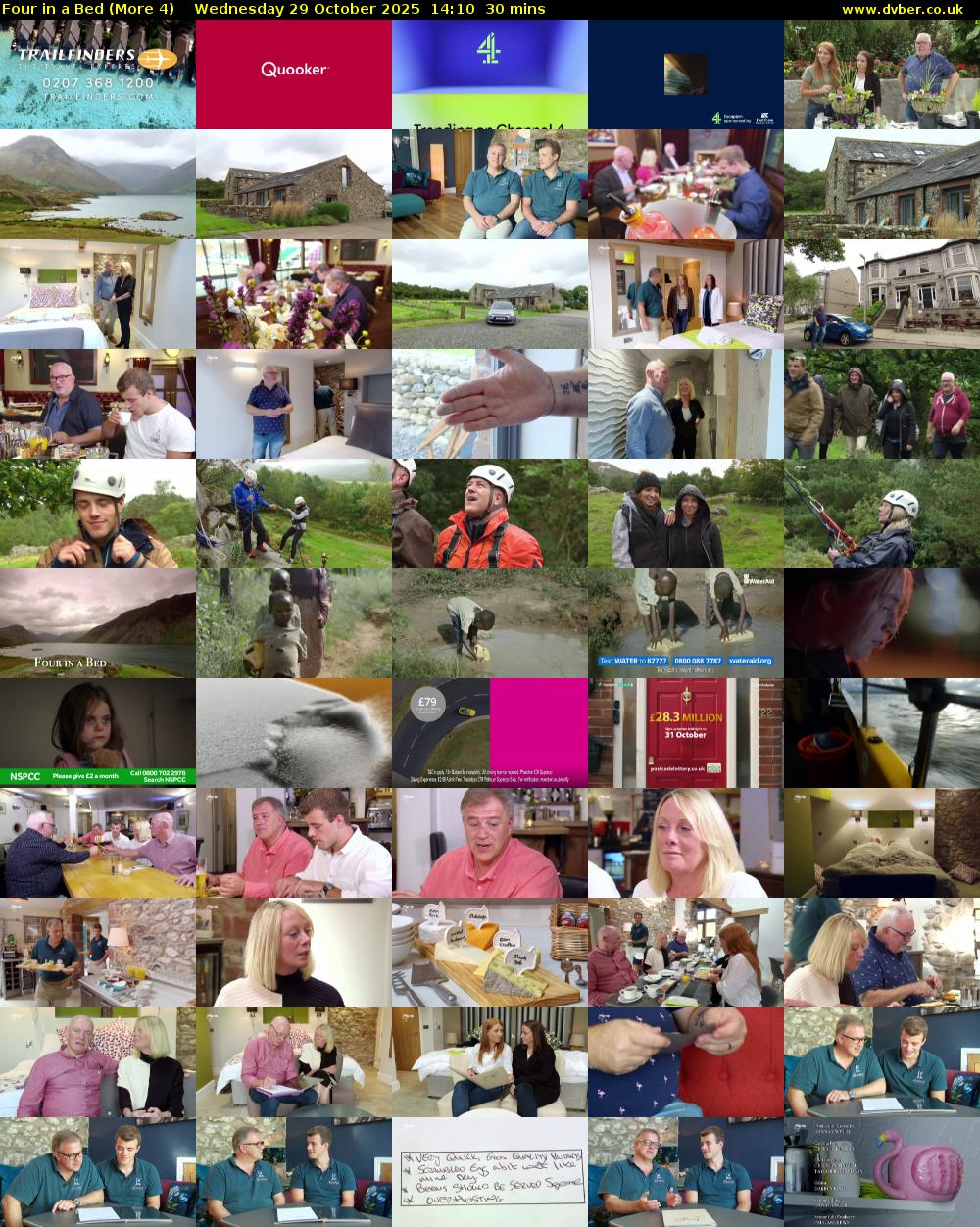 Four in a Bed (More 4) Wednesday 29 October 2025 14:10 - 14:40