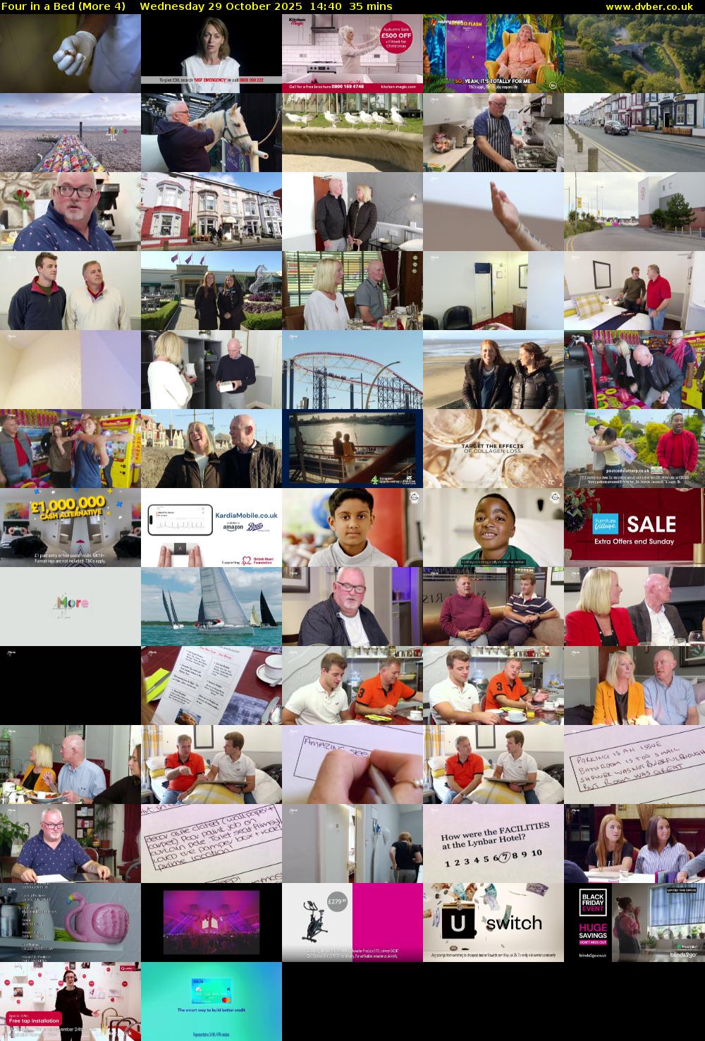 Four in a Bed (More 4) Wednesday 29 October 2025 14:40 - 15:15