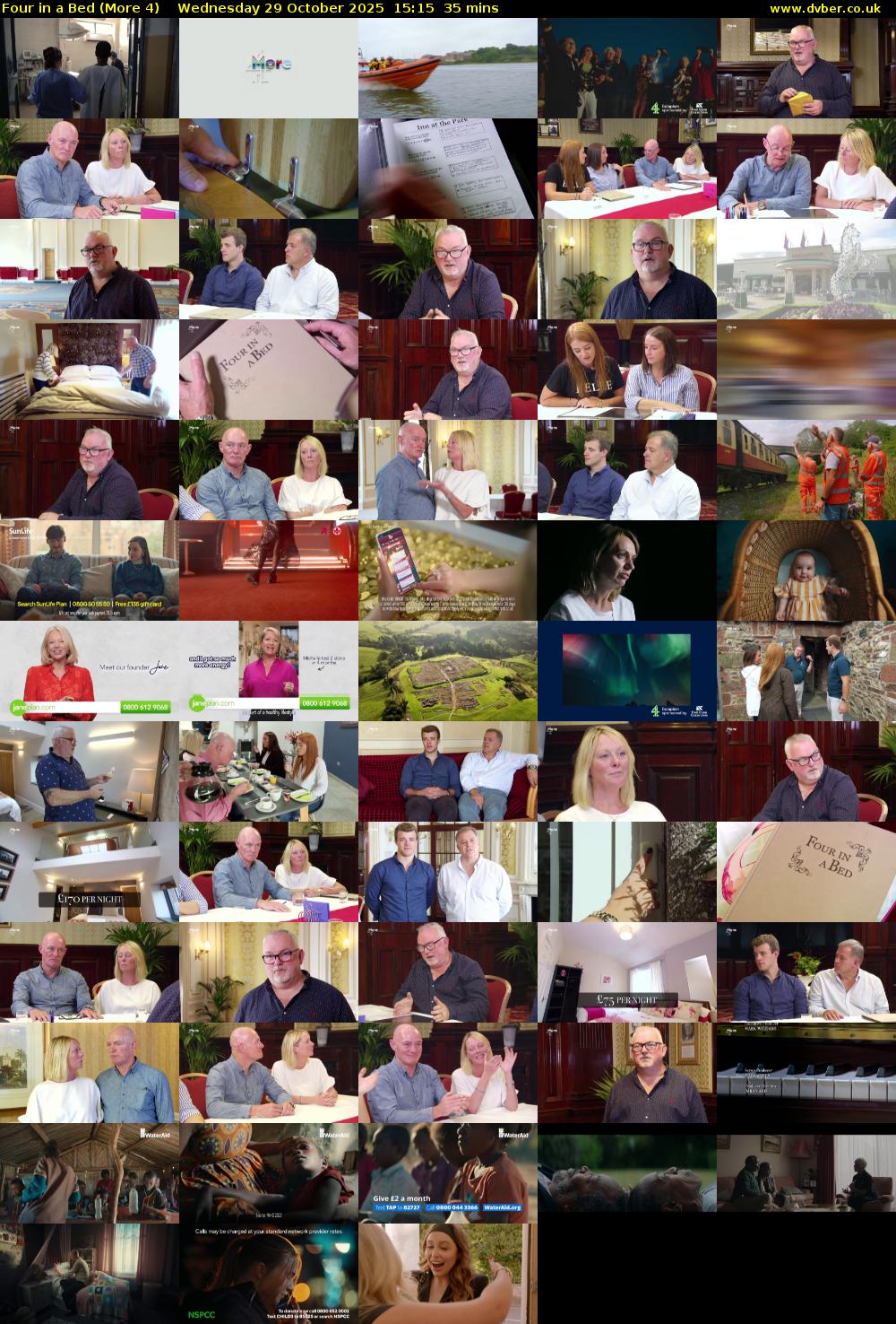 Four in a Bed (More 4) Wednesday 29 October 2025 15:15 - 15:50