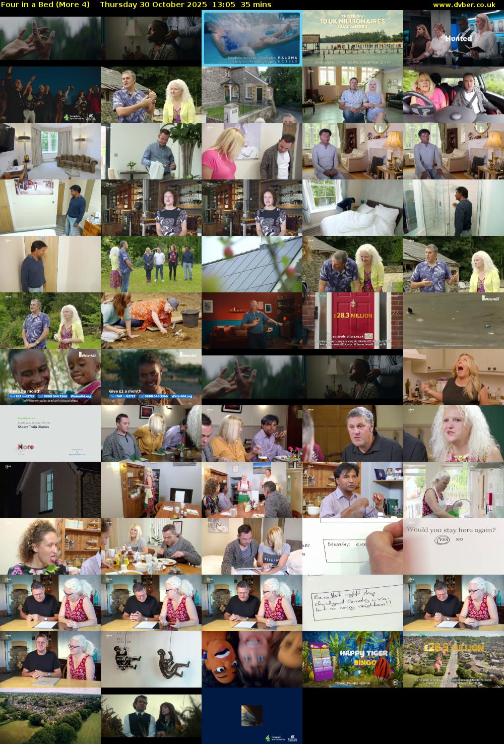 Four in a Bed (More 4) Thursday 30 October 2025 13:05 - 13:40