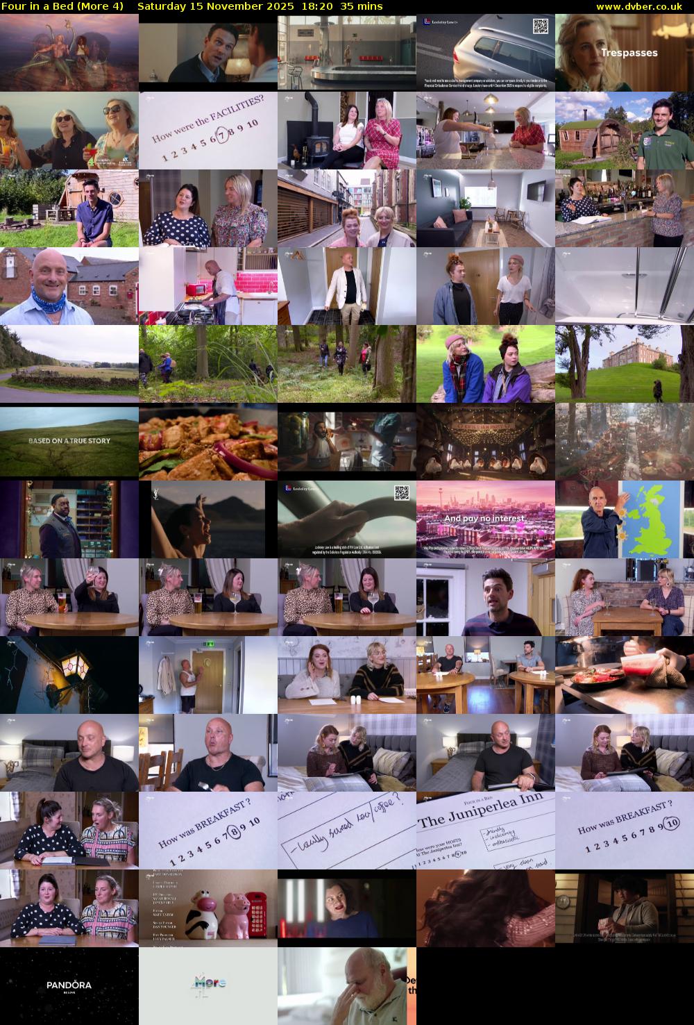 Four in a Bed (More 4) Saturday 15 November 2025 18:20 - 18:55