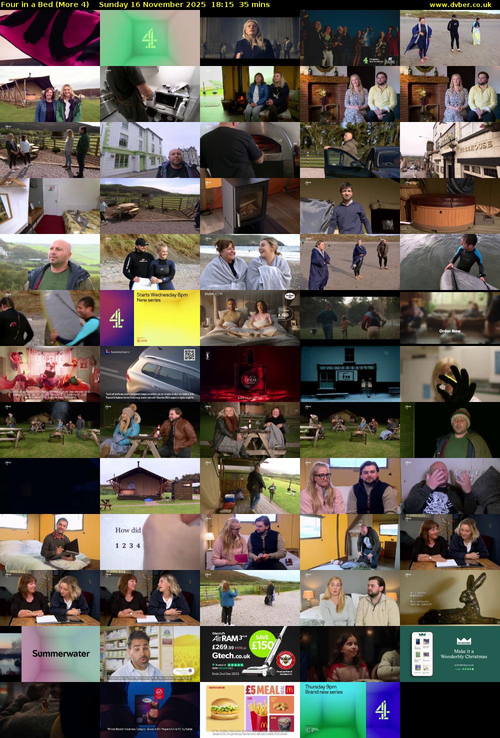 Four in a Bed (More 4) Sunday 16 November 2025 18:15 - 18:50