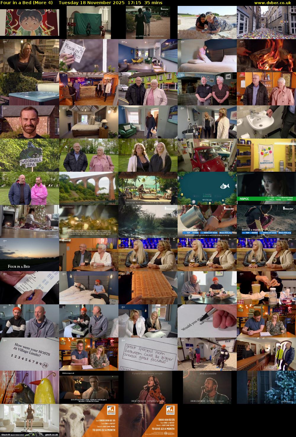 Four in a Bed (More 4) Tuesday 18 November 2025 17:15 - 17:50