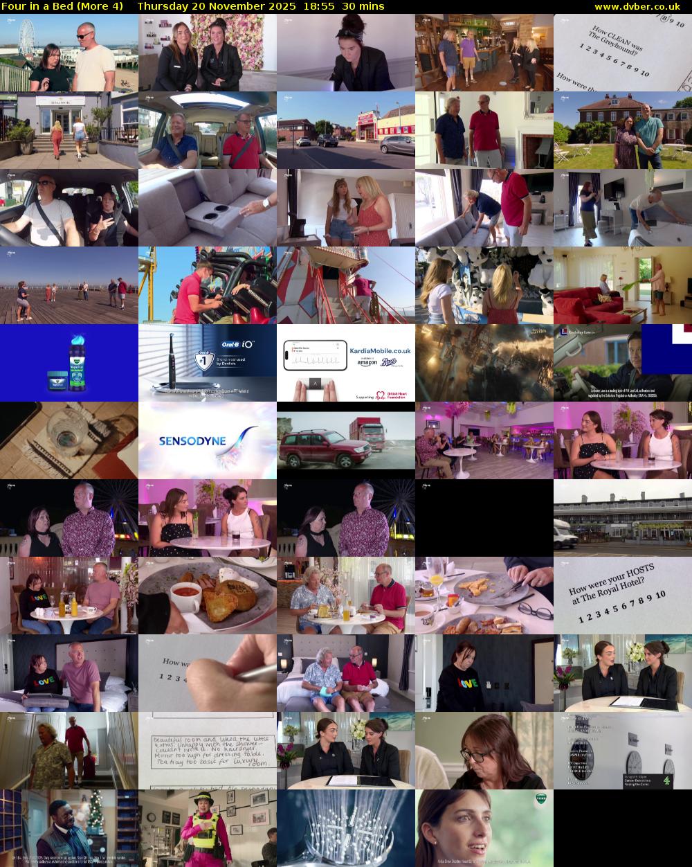 Four in a Bed (More 4) Thursday 20 November 2025 18:55 - 19:25