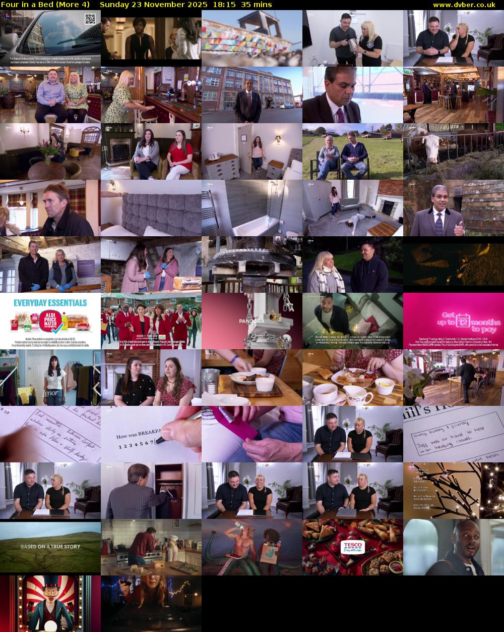 Four in a Bed (More 4) Sunday 23 November 2025 18:15 - 18:50