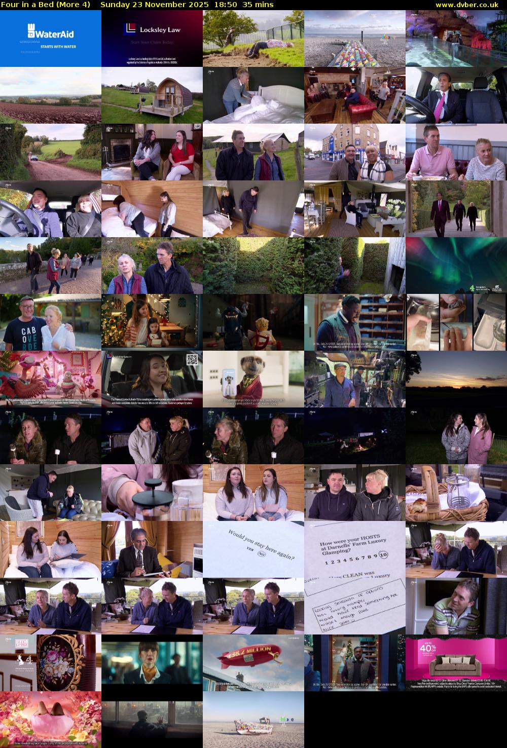 Four in a Bed (More 4) Sunday 23 November 2025 18:50 - 19:25