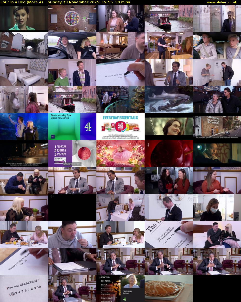 Four in a Bed (More 4) Sunday 23 November 2025 19:55 - 20:25