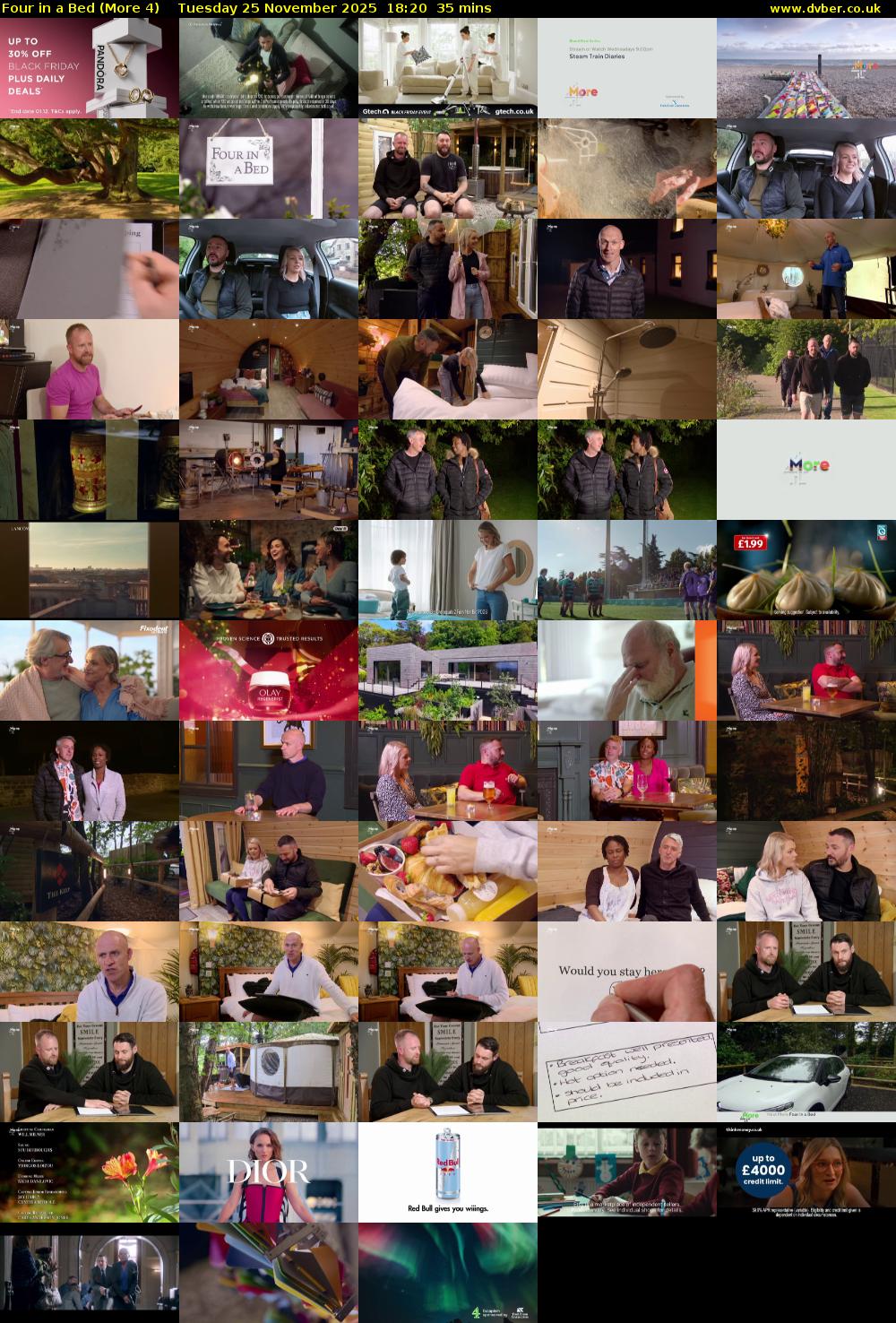 Four in a Bed (More 4) Tuesday 25 November 2025 18:20 - 18:55