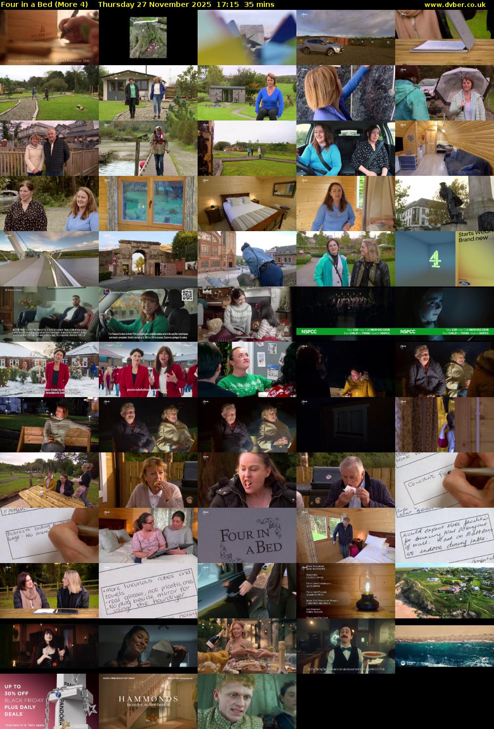 Four in a Bed (More 4) Thursday 27 November 2025 17:15 - 17:50