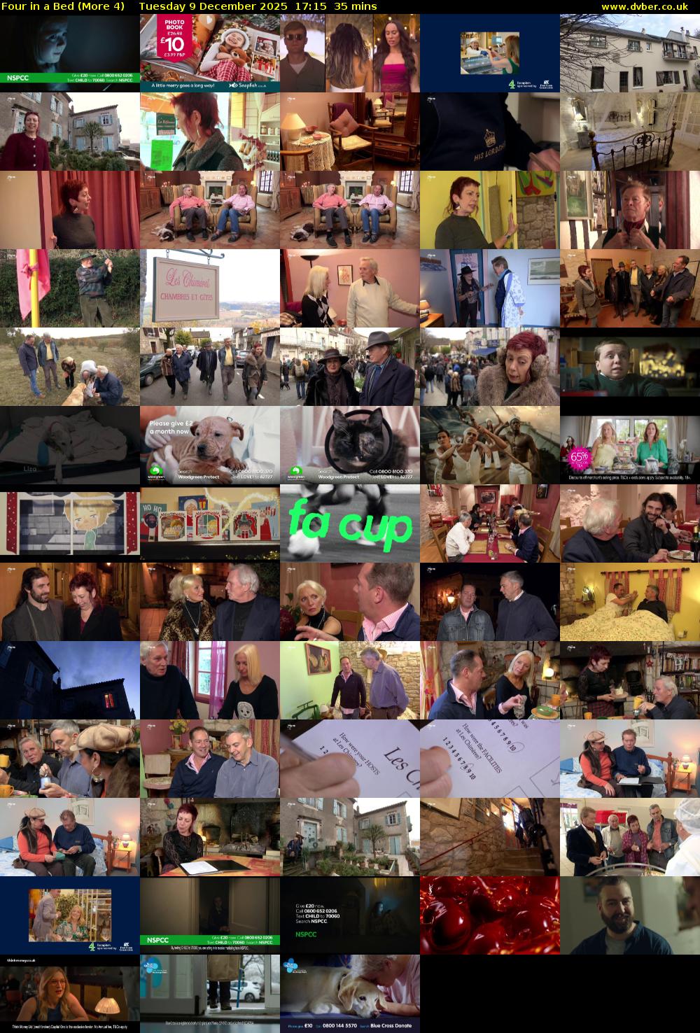 Four in a Bed (More 4) Tuesday 9 December 2025 17:15 - 17:50