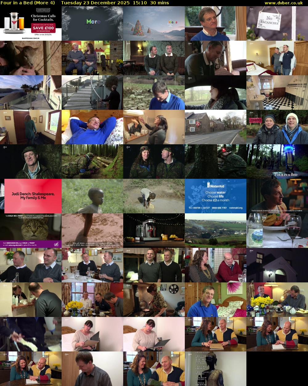 Four in a Bed (More 4) Tuesday 23 December 2025 15:10 - 15:40