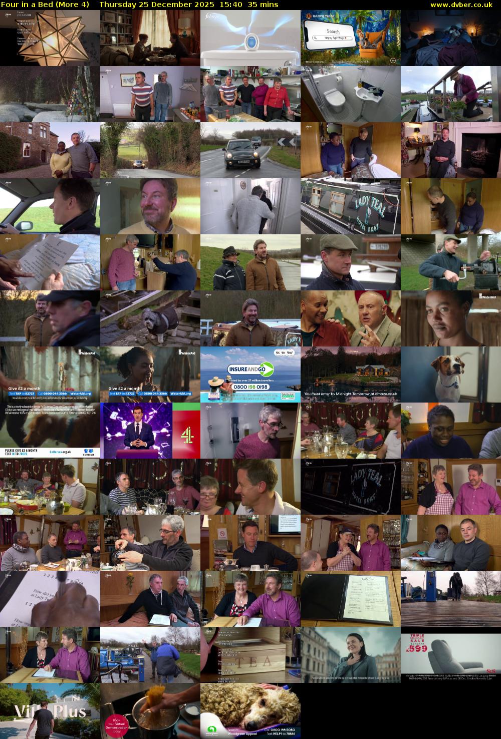 Four in a Bed (More 4) Thursday 25 December 2025 15:40 - 16:15