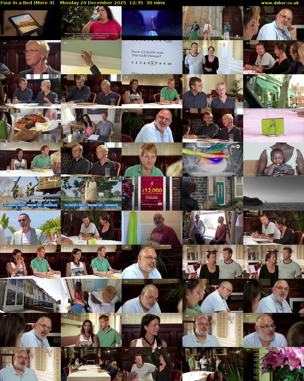 Four in a Bed (More 4) Monday 29 December 2025 12:35 - 13:05