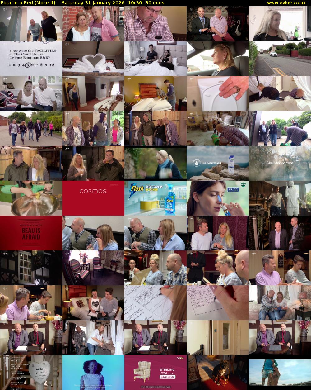 Four in a Bed (More 4) Saturday 31 January 2026 10:30 - 11:00