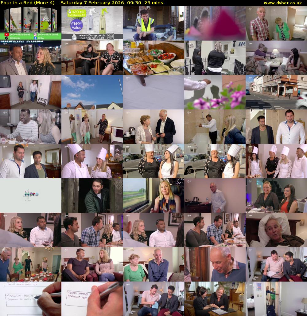 Four in a Bed (More 4) Saturday 7 February 2026 09:30 - 09:55