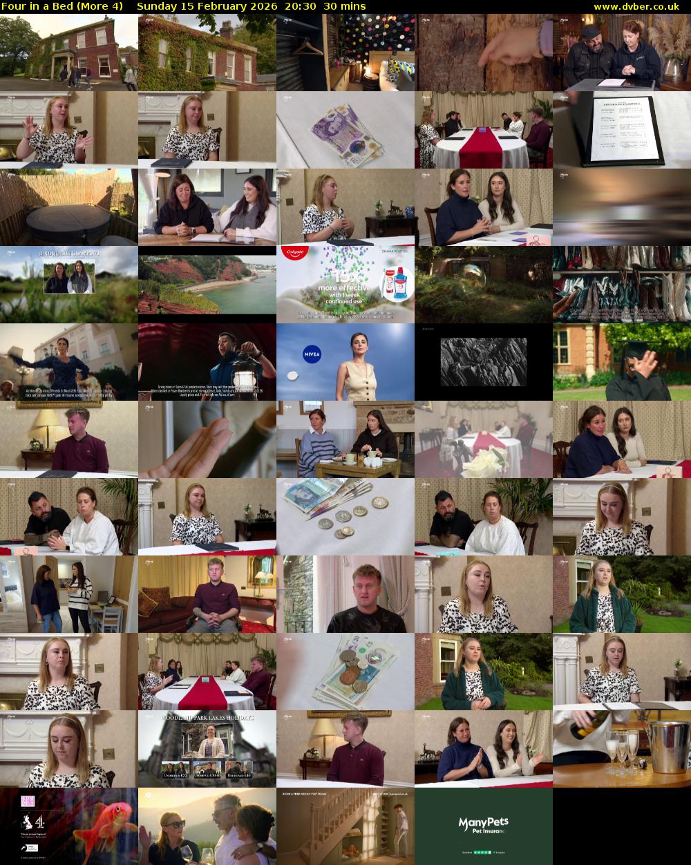 Four in a Bed (More 4) Sunday 15 February 2026 20:30 - 21:00