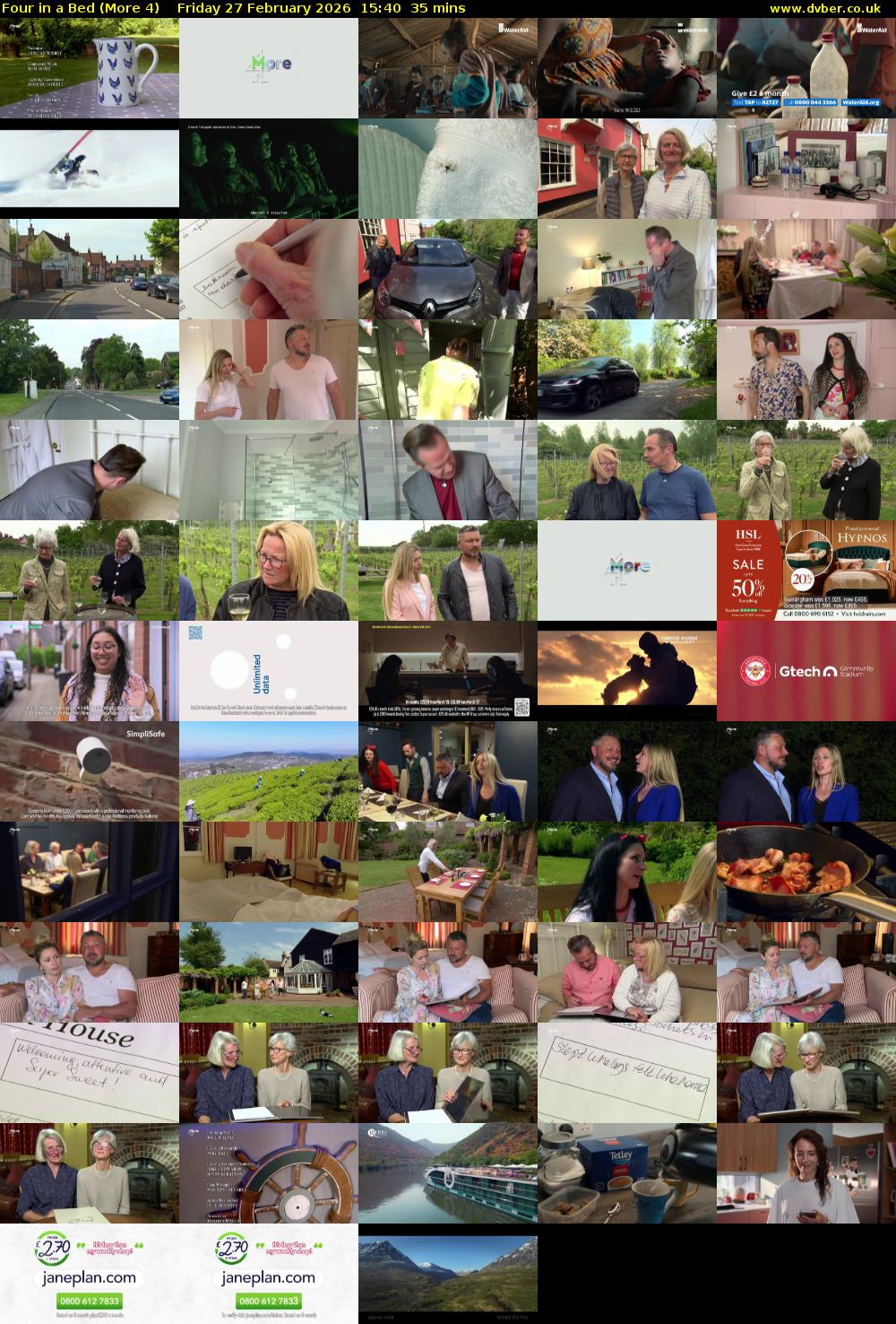 Four in a Bed (More 4) Friday 27 February 2026 15:40 - 16:15