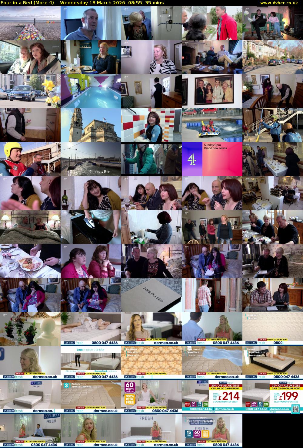 Four in a Bed (More 4) Wednesday 18 March 2026 08:55 - 09:30