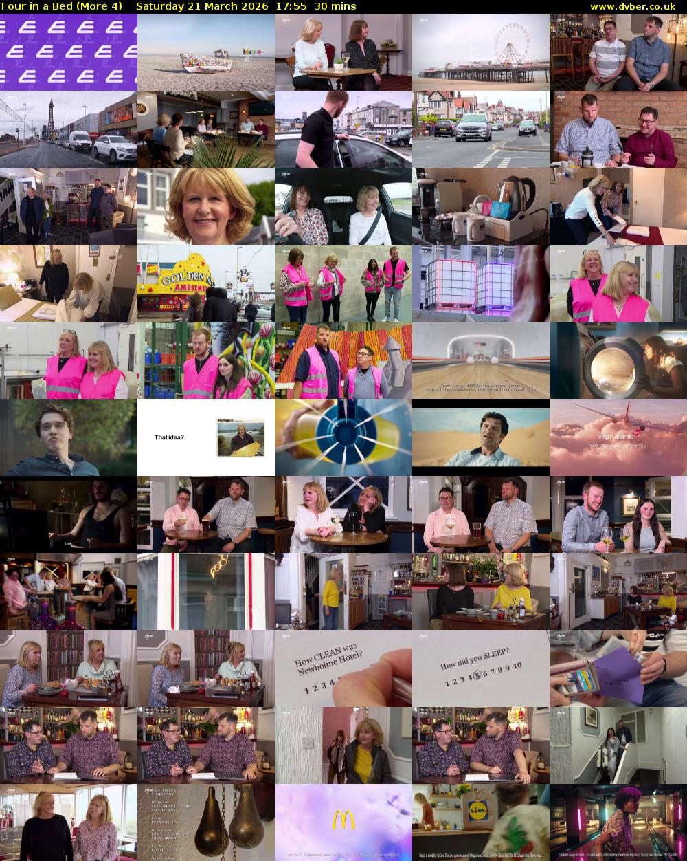 Four in a Bed (More 4) Saturday 21 March 2026 17:55 - 18:25