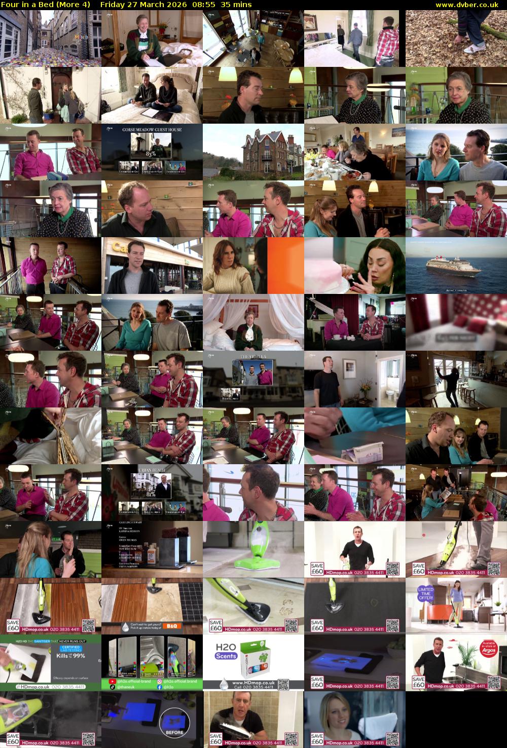 Four in a Bed (More 4) Friday 27 March 2026 08:55 - 09:30