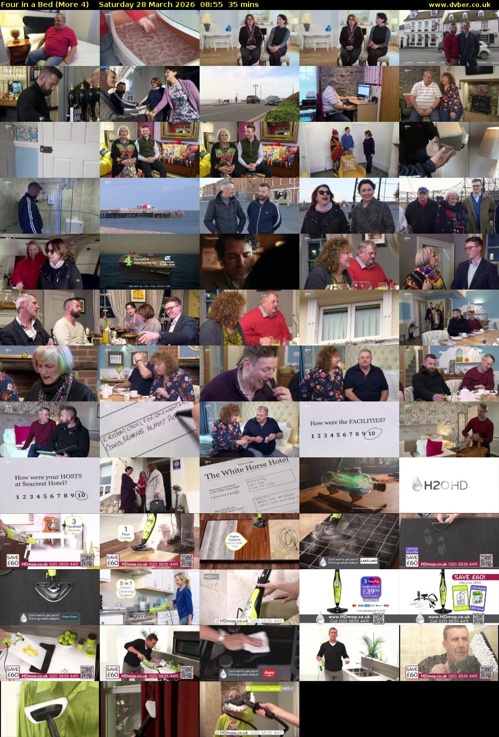 Four in a Bed (More 4) Saturday 28 March 2026 08:55 - 09:30