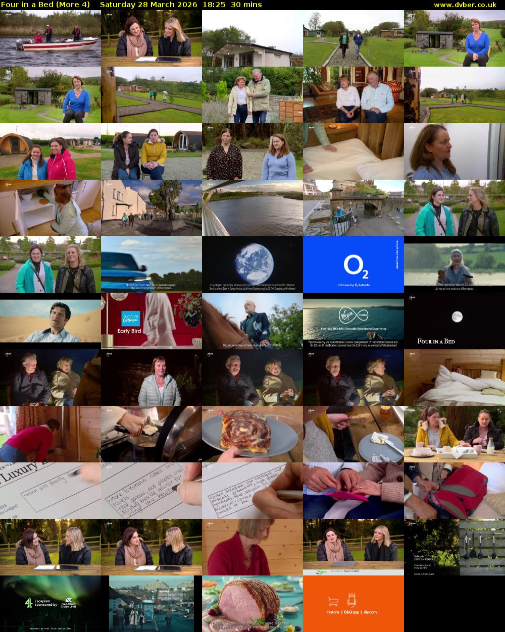 Four in a Bed (More 4) Saturday 28 March 2026 18:25 - 18:55