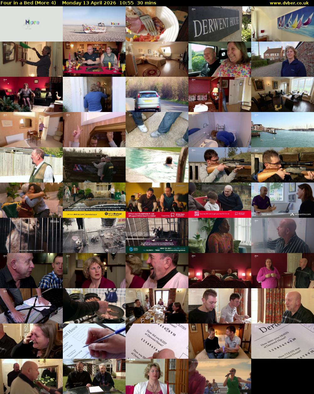 Four in a Bed (More 4) Monday 13 April 2026 10:55 - 11:25