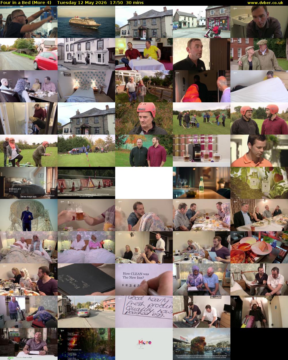 Four in a Bed (More 4) Tuesday 12 May 2026 17:50 - 18:20