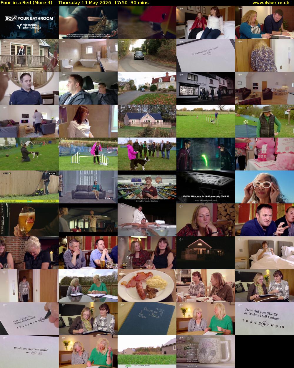 Four in a Bed (More 4) Thursday 14 May 2026 17:50 - 18:20