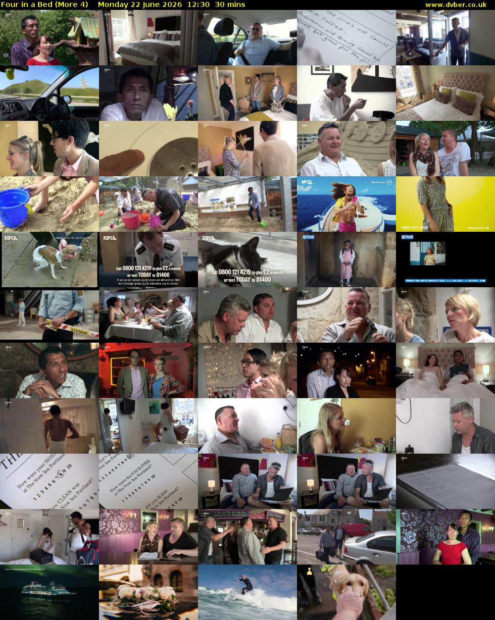 Four in a Bed (More 4) Monday 22 June 2026 12:30 - 13:00