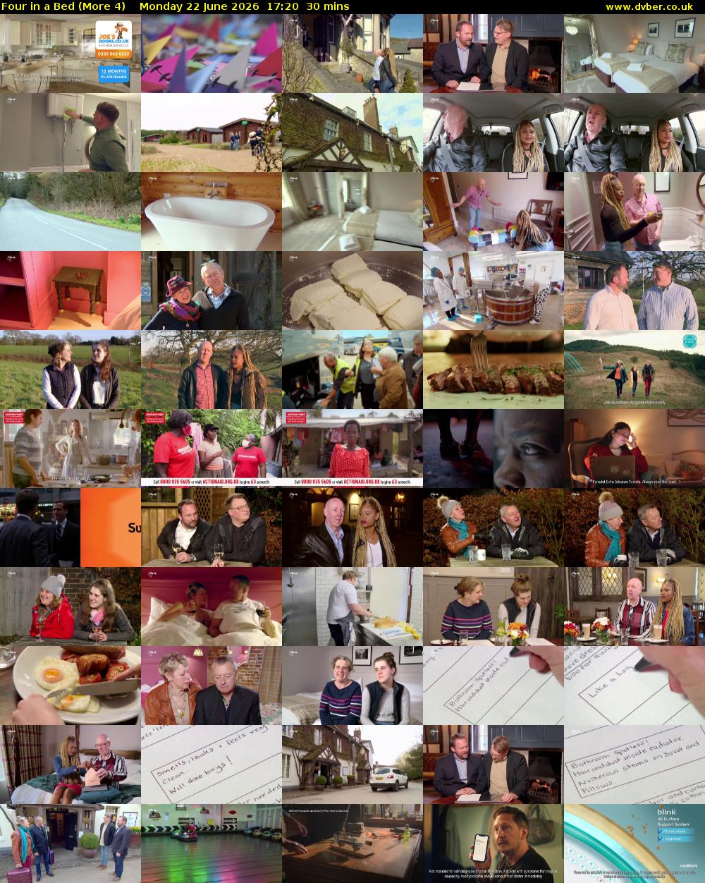 Four in a Bed (More 4) Monday 22 June 2026 17:20 - 17:50