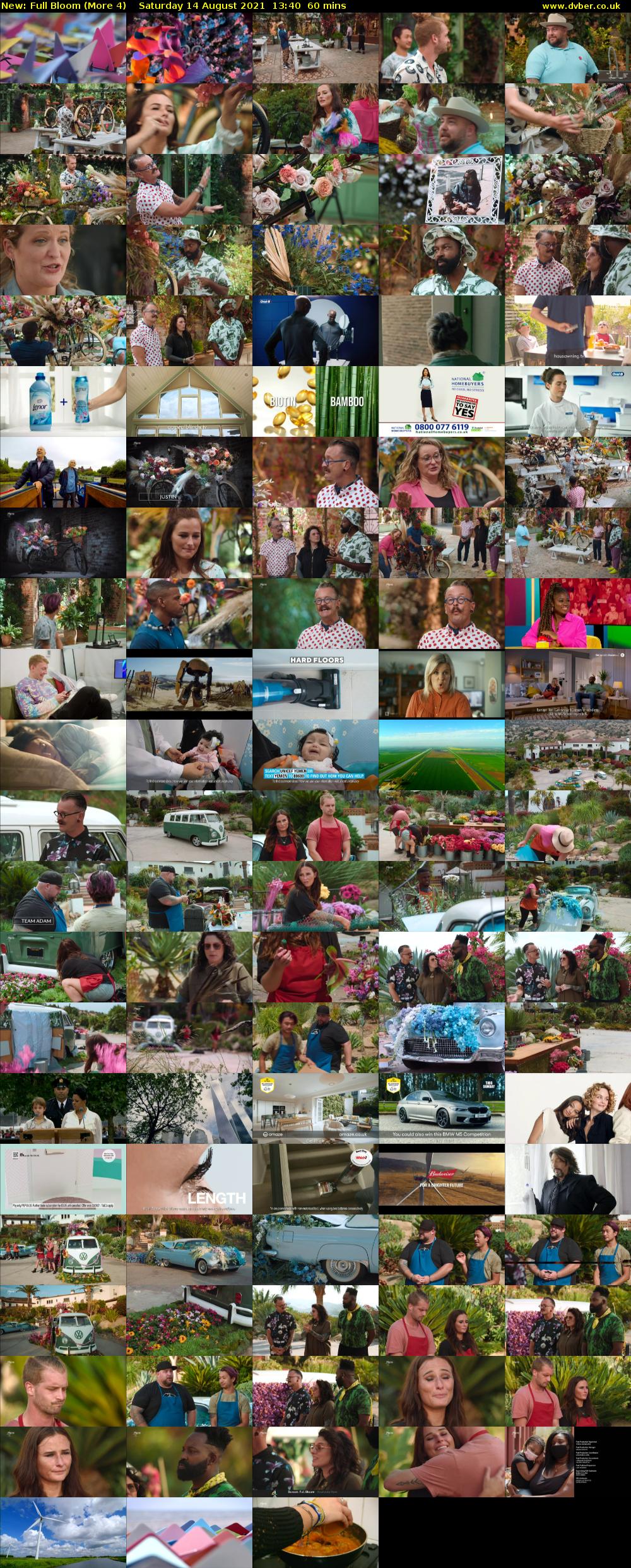 Full Bloom (More 4) Saturday 14 August 2021 13:40 - 14:40